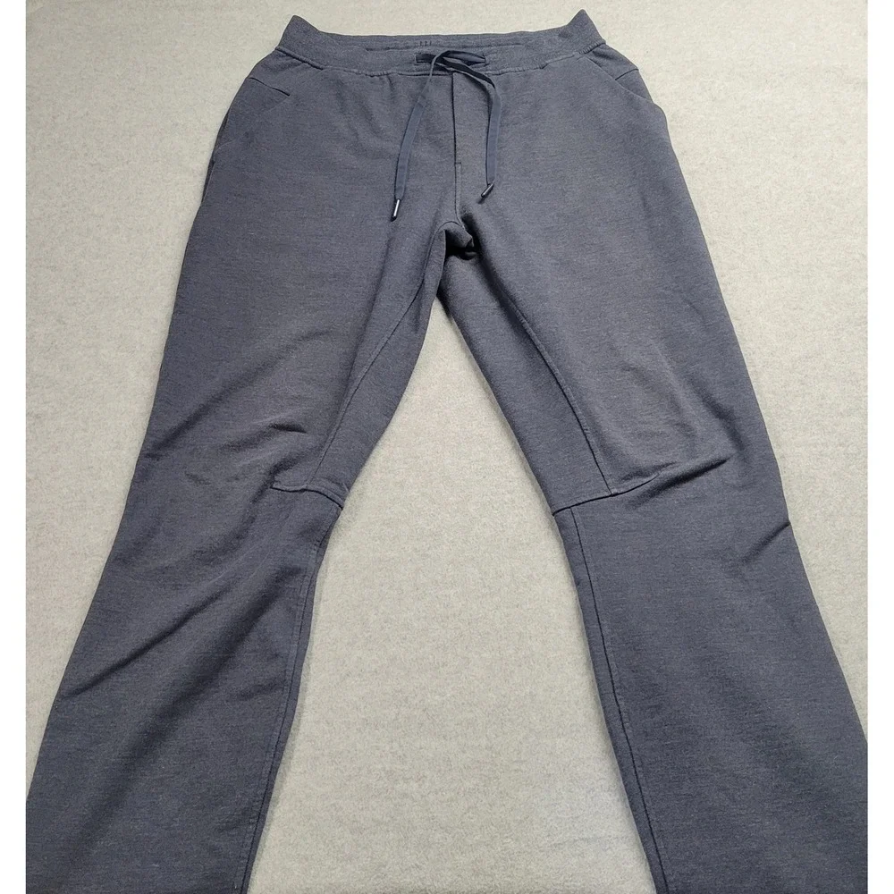 Lululemon Mens City Sweat Jogger Heathered Charcoal Gray French Terry Size M